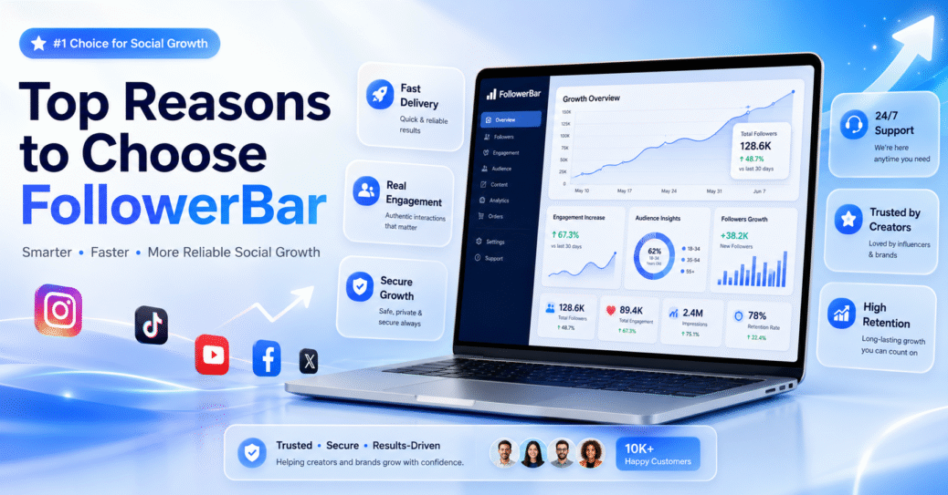 Top Reasons to Choose FollowerBar Over Other Social Media Growth Websites